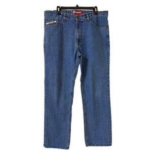 VTG Poison Original Poison industry, Denim Division 38 X 29 Rocker Straight Leg